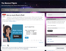 Tablet Screenshot of musicalpilgrim.wordpress.com