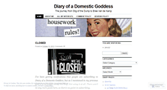 Desktop Screenshot of diaryofadomesticgoddess.wordpress.com