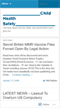 Mobile Screenshot of childhealthsafety.wordpress.com