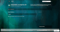 Desktop Screenshot of narushitv.wordpress.com