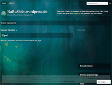 Tablet Screenshot of narushitv.wordpress.com