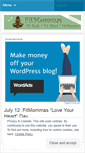 Mobile Screenshot of fitmommas.wordpress.com