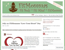 Tablet Screenshot of fitmommas.wordpress.com