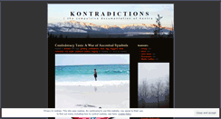 Desktop Screenshot of kontradictions.wordpress.com