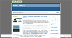 Desktop Screenshot of mommybanker.wordpress.com
