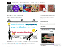 Tablet Screenshot of myartfullife.wordpress.com