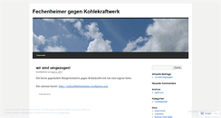 Desktop Screenshot of fechenheim21.wordpress.com