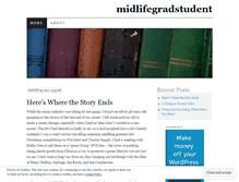 Tablet Screenshot of midlifegradstudent.wordpress.com