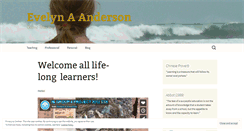 Desktop Screenshot of evelynanderson.wordpress.com