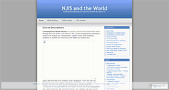 Desktop Screenshot of njisworld.wordpress.com