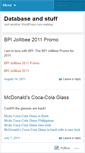 Mobile Screenshot of dbanything.wordpress.com