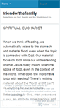 Mobile Screenshot of friendofthefamily.wordpress.com