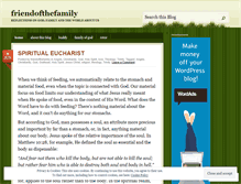 Tablet Screenshot of friendofthefamily.wordpress.com