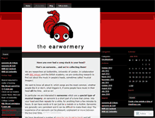 Tablet Screenshot of earwormery.wordpress.com