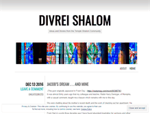 Tablet Screenshot of divreishalom.wordpress.com