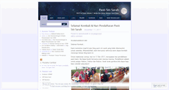 Desktop Screenshot of pastisitisarah.wordpress.com