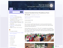 Tablet Screenshot of pastisitisarah.wordpress.com