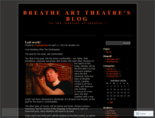 Tablet Screenshot of breatheart.wordpress.com