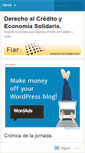 Mobile Screenshot of derechoalcreditoyeconomiasolidaria.wordpress.com