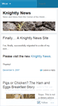 Mobile Screenshot of knightlynews.wordpress.com