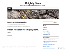 Tablet Screenshot of knightlynews.wordpress.com