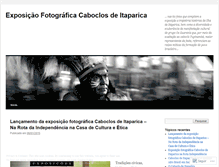 Tablet Screenshot of expocaboclosdeitaparica.wordpress.com