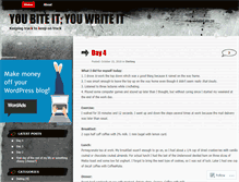 Tablet Screenshot of biteitandwriteit.wordpress.com