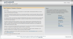 Desktop Screenshot of gotrealst8.wordpress.com