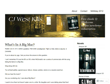 Tablet Screenshot of cjwestkills.wordpress.com