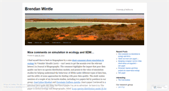 Desktop Screenshot of brendanwintle.wordpress.com