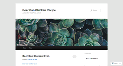 Desktop Screenshot of beercanchicken.wordpress.com