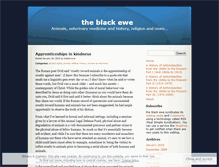 Tablet Screenshot of brebisnoire.wordpress.com