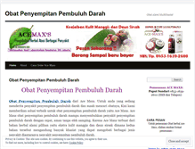Tablet Screenshot of obatpenyempitanpembuluhdarahblog.wordpress.com