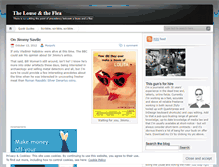Tablet Screenshot of louseandflea.wordpress.com