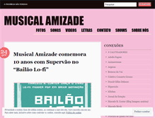 Tablet Screenshot of musicalamizade.wordpress.com