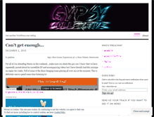 Tablet Screenshot of gypsycollective.wordpress.com