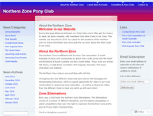 Tablet Screenshot of northernzoneponyclub.wordpress.com