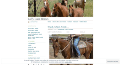 Desktop Screenshot of laffylanehorses.wordpress.com