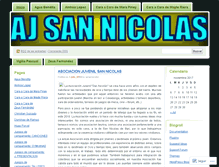 Tablet Screenshot of ajsannicolas.wordpress.com