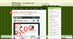Desktop Screenshot of fikriinside.wordpress.com