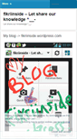 Mobile Screenshot of fikriinside.wordpress.com