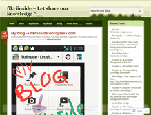 Tablet Screenshot of fikriinside.wordpress.com