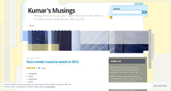 Desktop Screenshot of kumar2net.wordpress.com