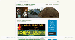 Desktop Screenshot of kolmilan2011.wordpress.com