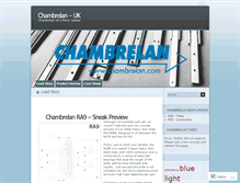 Tablet Screenshot of chambrelan.wordpress.com