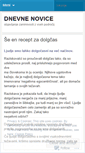 Mobile Screenshot of dnevnenovice.wordpress.com