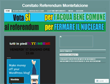 Tablet Screenshot of comitatoreferendummontefalcione.wordpress.com
