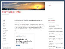 Tablet Screenshot of bantinbuoisang.wordpress.com