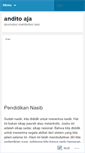 Mobile Screenshot of anditoaja.wordpress.com