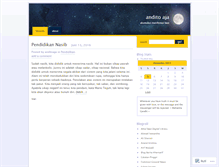 Tablet Screenshot of anditoaja.wordpress.com